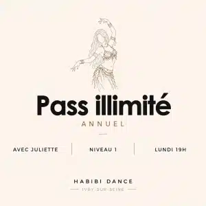 Pass illimité danse orientale à Ivry niveau 1