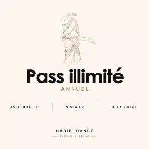 Pass illimité danse orientale à Ivry niveau 2